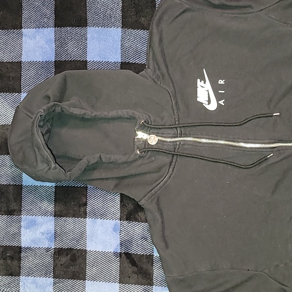 Nike Air. Full-zip w/hood, Baggy and short fit. Streetwear.Women's size Medium. - Picture 6 of 13